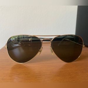 Ray Ban Polarized Aviator Classic in size XL